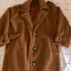 Long Brown Trench Coat